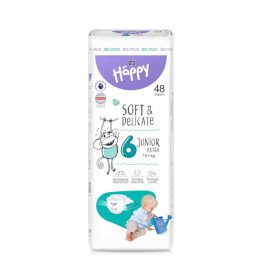   Bella Happy pelenka Soft & Delicate (6-os) 15 - 30 kg (48 db/cs)