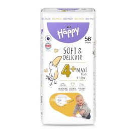   Bella Happy pelenka Soft & Delicate (4+-os) 9 - 20 kg (56 db/cs)