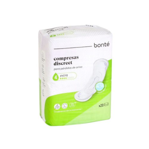 Bonté discreet Lady Inkontinencia betét 30 cm, védőgáttal (méret: extra) (20 db/cs)