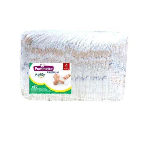 Pommette pelenka típusú, Prémium (4-es) 7 - 18 kg (50 db/cs)