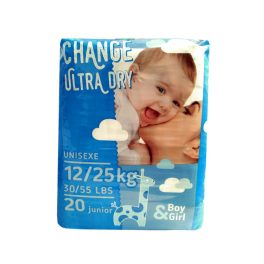 Change pelenka Ultra dry (5-ös) 12 - 19 kg (20 db/cs)