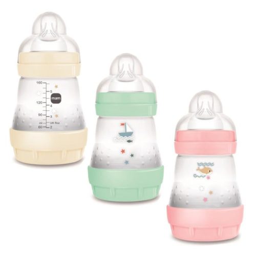 Mam Cumisüveg Anti-colic, megújult! egész karton, 160 ml széles szájú (6 db/kr)