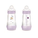 Mam Cumisüveg Anti-colic, Matt, megújult széles szájú (260 ml/db)