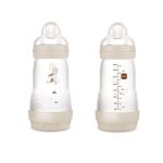 Mam Cumisüveg Anti-colic, Matt, megújult széles szájú (260 ml/db)