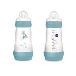 Mam Cumisüveg Anti-colic, Matt, megújult! egész karton, 260 ml széles szájú (6 db/kr)