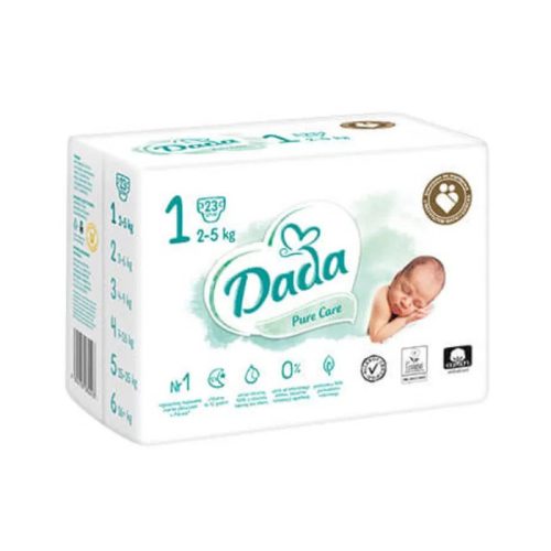 Dada pelenka Pure Care (1-es) 2 - 5 kg (23 db/cs)