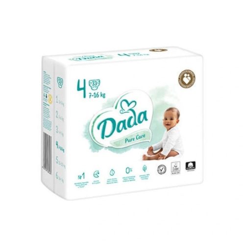 Dada ökopelenka Pure Care (4-es) 7 - 16 kg (33 db/cs)
