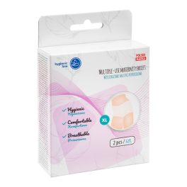   Akuku Kismama alsó Többször használatos mesh bugyi, szülés utáni, "XL" (2 db/cs)