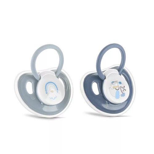 Lorelli My Friend Játszócumi Kupakos, 2db-os, Kék maci szilikon cseresznye (méret: 1) 0+ hó (2 db/cs)