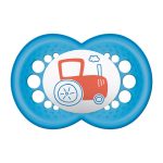 Mam Játszócumi Original dupla szilikon lapított (méret: 2) 6+ hó (2 db/cs)