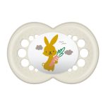 Mam Játszócumi Original dupla szilikon lapított (méret: 2) 6+ hó (2 db/cs)