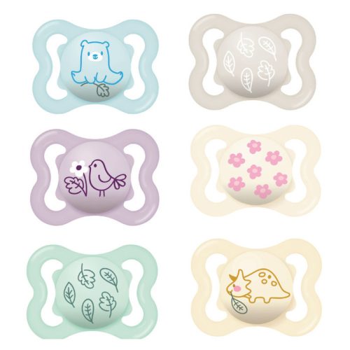 Mam Játszócumi Supreme, dupla, megújult! szilikon lapított (méret: 1) 0+ hó (2 db/cs)