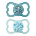 Mam Játszócumi Supreme, dupla, megújult! szilikon lapított (méret: 2) 6+ hó (2 db/cs)