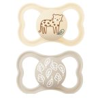 Mam Játszócumi Supreme, dupla, megújult! szilikon lapított (méret: 2) 6+ hó (2 db/cs)