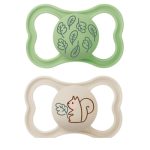 Mam Játszócumi Supreme, dupla, megújult! szilikon lapított (méret: 2) 6+ hó (2 db/cs)