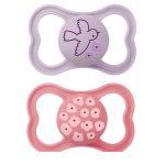 Mam Játszócumi Supreme, dupla, megújult! szilikon lapított (méret: 2) 6+ hó (2 db/cs)