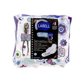   Labell Egészségügyi betét Teeny Night, Csomagolás sérült! szárnyas (méret: éjszakai) (10 db/cs)