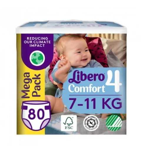 Libero Comfort pelenka MegaPack (4-es) 7 - 11 kg (80 db/cs)