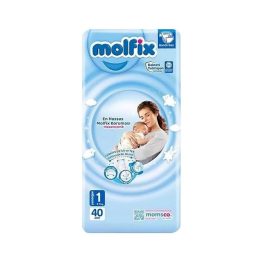   Molfix pelenka Newborn, megújult csomag (1-es) 2 - 5 kg (40 db/cs)