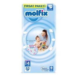 Molfix pelenka Jumbo (4+-os) 9 - 16 kg (52 db/cs)