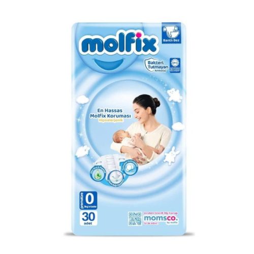 Molfix pelenka Premature (0-ás) 0 - 3 kg (30 db/cs)