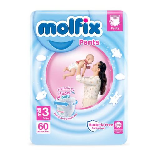 Molfix bugyipelenka Pants (3-as) 6 - 11 kg (60 db/cs)