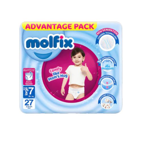 Molfix bugyipelenka Pants (7-es) 19 + kg (27 db/cs)