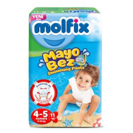   Molfix úszópelenka Swimming Pants (4+-os) 9 - 15 kg (11 db/cs)