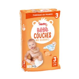 Netto pelenka Pommette típusú (3-as) 4 - 10 kg (70 db/cs)
