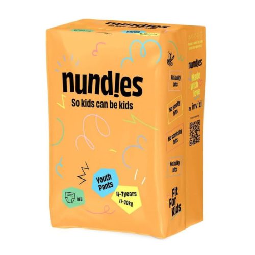 Nundies bugyipelenka 4 - 7 éves gyermekre, M-es 17 - 30 kg (15 db/cs)