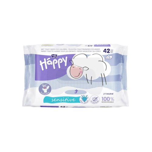 Bella Nedves WC papír Baby Happy, Sensitive (42 db/cs)