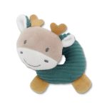 Lorelli Plüssállat Plüss fánk csörgő, Kék szarvas 18 cm