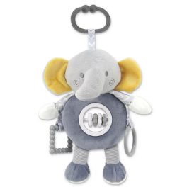   Lorelli Plüssállat Függeszthető csörgő játék, Szürke elefánt 24 cm 