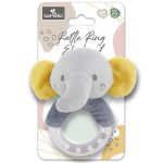Lorelli Plüssállat Plüss csörgő golyós fogókával, Szürke elefánt 14 cm