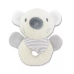 Lorelli Plüssállat Plüss kerek csörgő, Bézs maci 14 cm