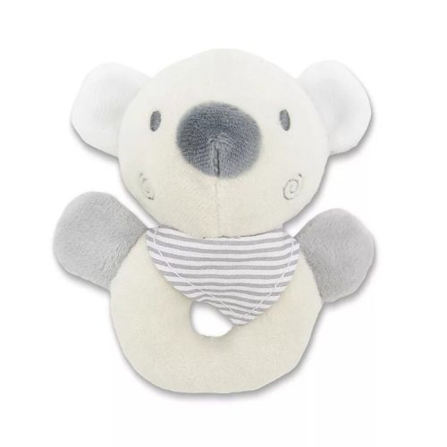 Lorelli Plüssállat Plüss kerek csörgő, Bézs maci 14 cm