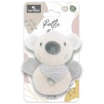 Lorelli Plüssállat Plüss kerek csörgő, Bézs maci 14 cm