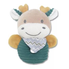   Lorelli Plüssállat Plüss kerek csörgő, Kék szarvas 14 cm