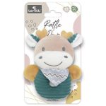 Lorelli Plüssállat Plüss kerek csörgő, Kék szarvas 14 cm