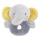 Lorelli Plüssállat Plüss kerek csörgő, Szürke elefánt 14 cm 