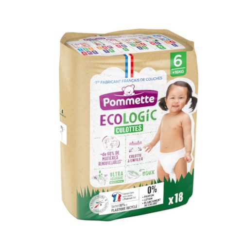 Pommette bugyipelenka Ecologic (6-os) 16 - 30 kg (18 db/cs)