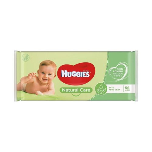 Huggies Natural Care Popsitörlő (56 db/cs)