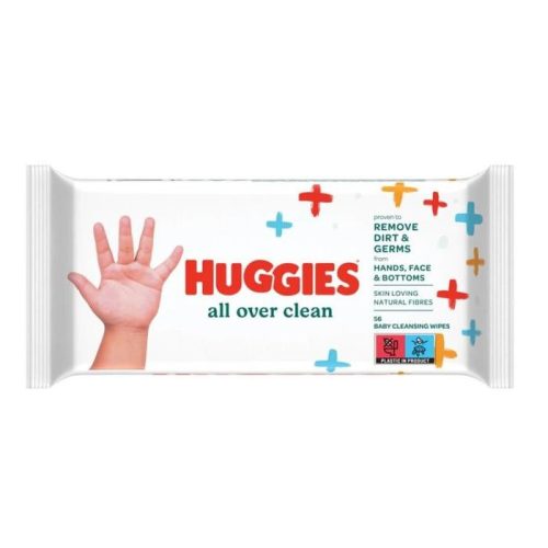 Huggies All over clean Popsitörlő (56 db/cs)