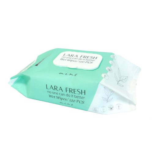 Lara Popsitörlő Fresh, Mint kupakos (120 db/cs)