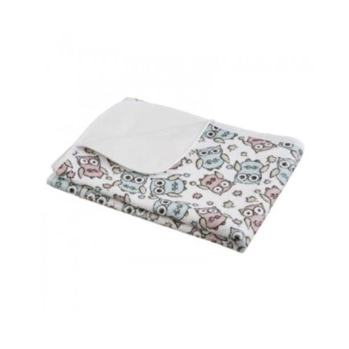 Akuku Pelenkázó lap Bagoly minta, frottír, vízálló pvc hátlappal 50 * 70 cm