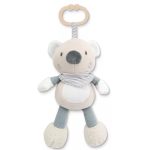 Lorelli Plüssállat Függeszthető zenélő játék, Bézs maci 26 cm 