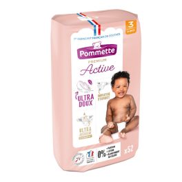   Pommette Premium Active pelenka Csomagolás sérült! (3-as) 4 - 9 kg (52 db/cs)