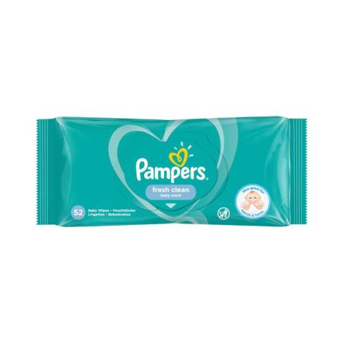 Pampers Popsitörlő fresh clean (52 db/cs)