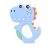 Lorelli Rágóka Szilikon, kék dínó 3+ hónap 