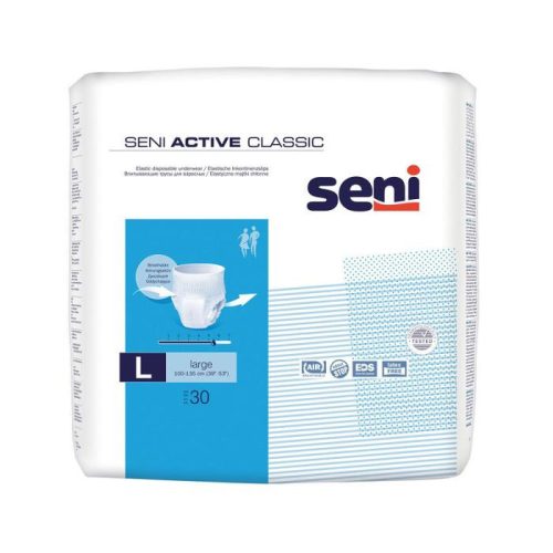 Seni Active Classic Felnőtt-bugyipelenka (méret: L) 100 - 135 cm (30 db/cs)